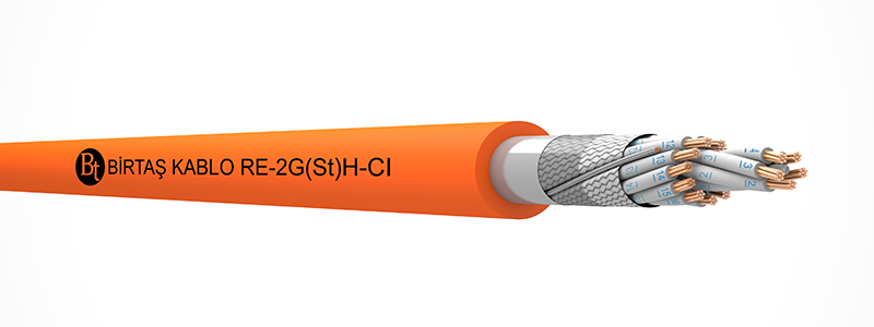 RE-2G(St)H-CI   90°C / 500 V Cu/SI/OSCR/LSZH/MC
